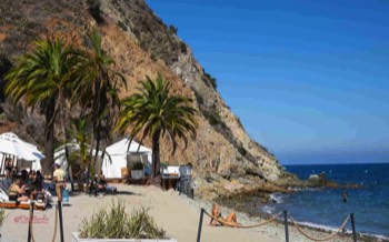  Looking the other northward direction on Descanso Beach where the Beach Bar and food service happen throughout almost every day.  