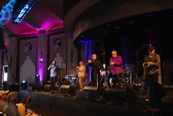  Horns?  This year’s Festival had Plenty of Horns.  Christian de Mesones brought a Horn Section. Norman Brown as well.   And GREG ADAMS EAST BAY SOUL IS …. HORNS … !!!  